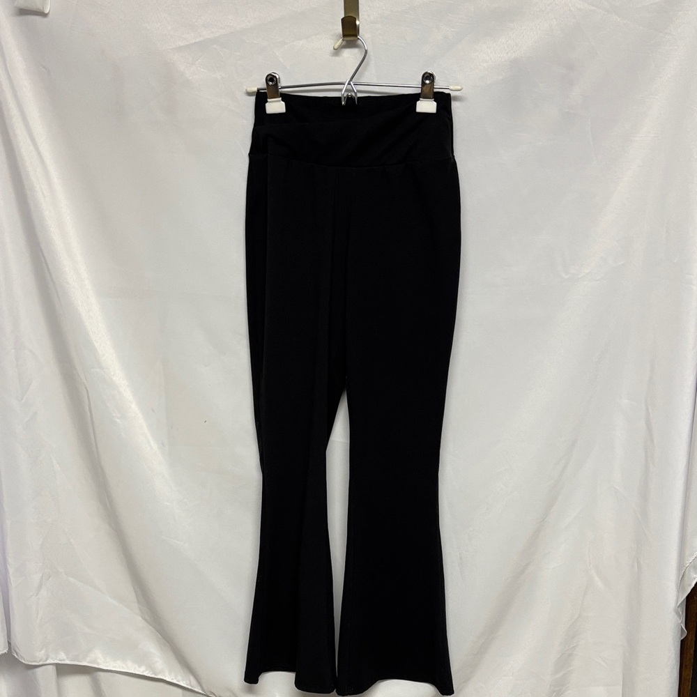 Elegant Black Flared Women's Pants